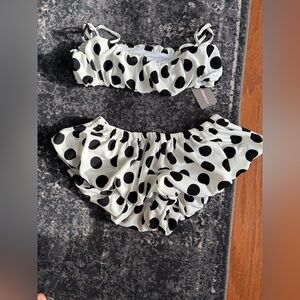 NWT Missguided Polka Dot Two-Piece Set